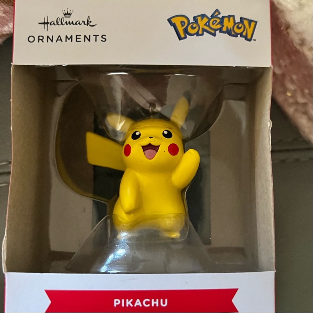 NIB PIKACHU Pokemon HALLMARK Christmas TREE Ornament SO CUTE! - Picture 7 of 8